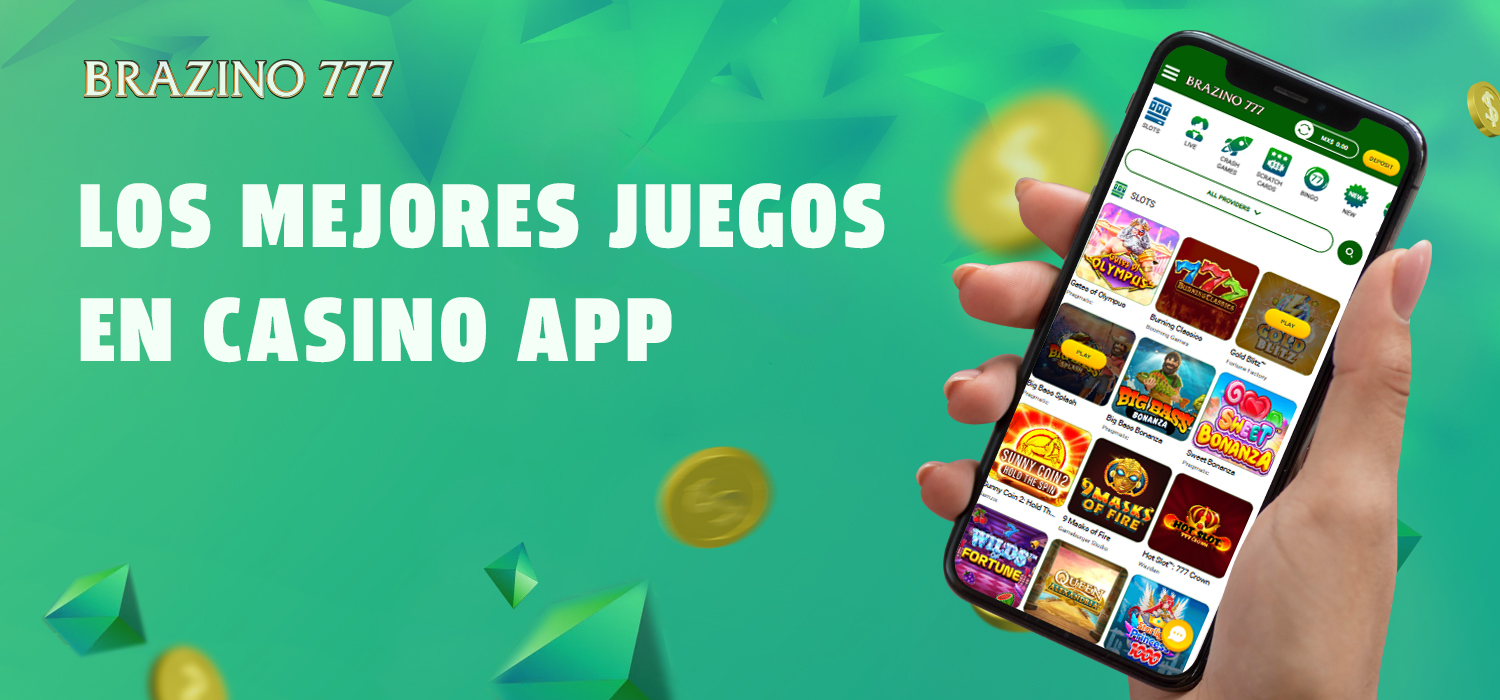 Los mejores juegos disponibles en la aplicación móvil Brazino777